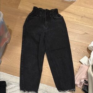 OAK + FORT Black and Gray jeans